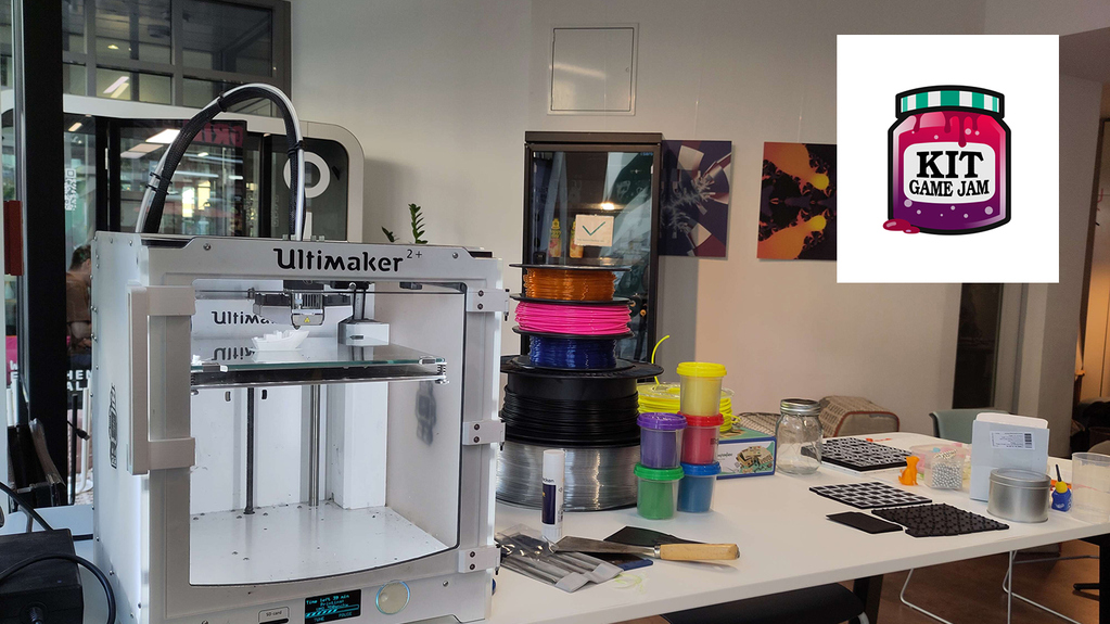 Ultimaker 3D-Drucker in KIT Game Jam-Umgebung